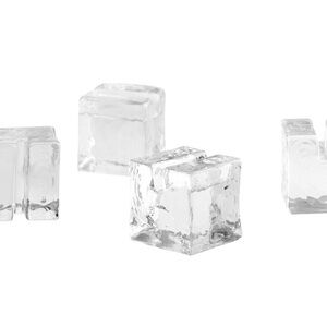 NWT in box Pottery Barn Glass Placecard Holders - Clear set of 8